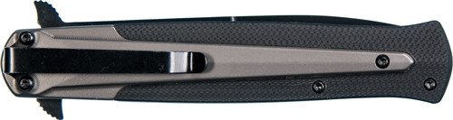 S&W KNIFE M&P DAGGER 4" BLADE - BLACK/FDE W/ POCKET CLIP - Image 2