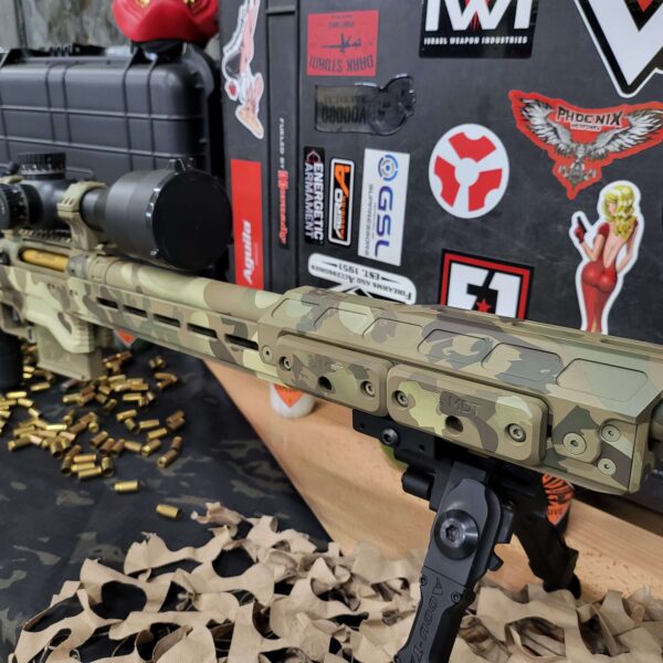 Camo precision rifle