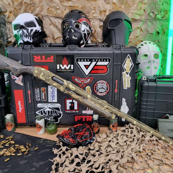 Camo shotgun display