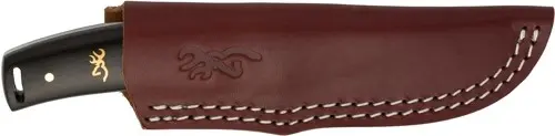BROWNING KNIFE BUCKMARK HUNTER - 3" BLADE HARDWOOD W/SHEATH - Image 2
