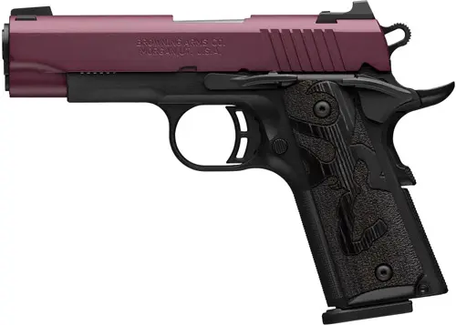 BROWNING 1911-380 BLACK LABEL - 380ACP 3.58"CMP 8RD BLK CHRY - Image 2