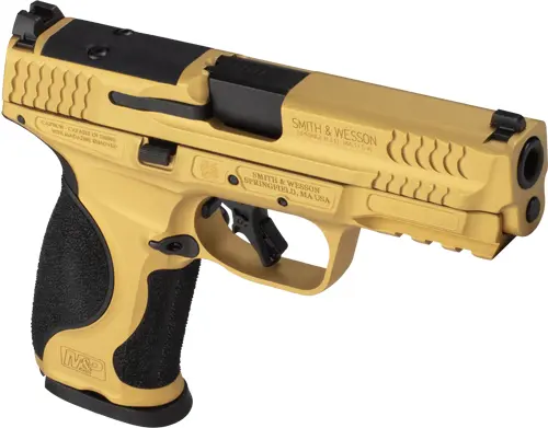 S&W M&P9 M2.0 METAL 9MM 4.25" - 10-SHOT GOLD CERAKOTE - Image 3
