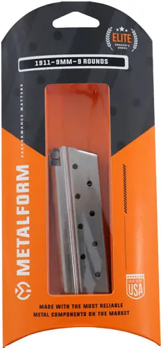 METALFORM MAGAZINE 1911 GOVT. - 9MM 9RD S/S - Image 2