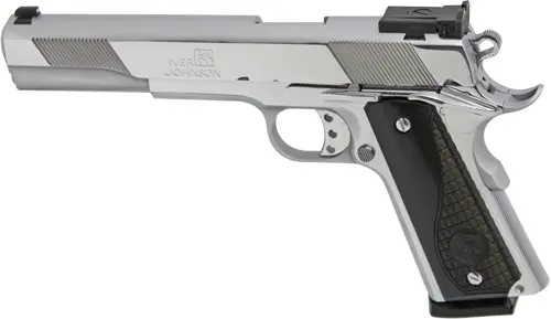 IVER JOHNSON EAGLE XL - 45ACP 6" ADJ POLISHED CHROME - Image 2