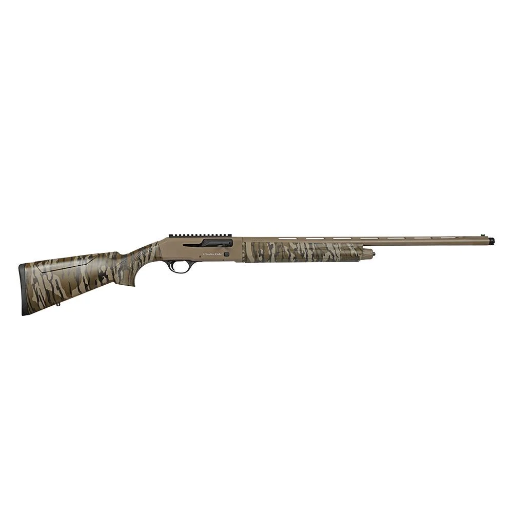 Charles Daley 601 Semi-Auto Shotgun 20ga 3" Chamber 4rd Capacity 26" Barrel Bottomland Camo Synthetic FDE Receiver