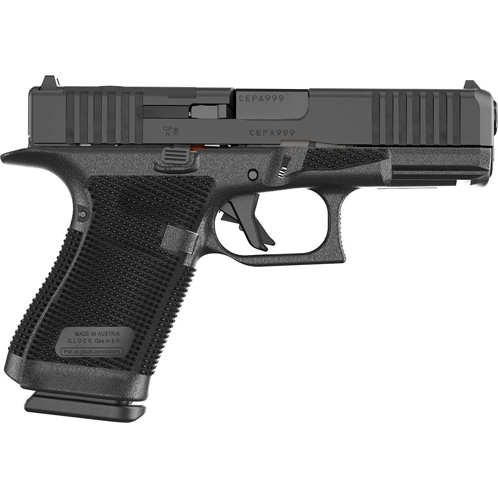 Glock 19 Gen 6 Handgun 9mm Luger 10rd Magazines (3) 4.02″ Barrel Black Austria