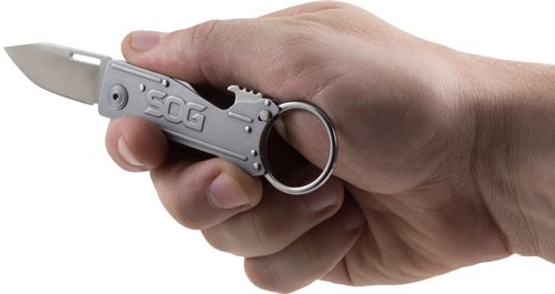 SOG KEYTRON 1.8" BLADE W/ KEY - RING HOLDER FOLDING BLADE - Image 3