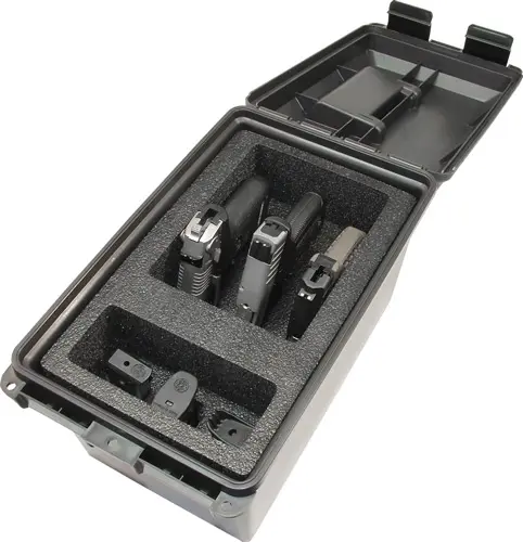 MTM TACTICAL PISTOL HANDGUN - CASE 3 GUN DARK GREY - Image 2